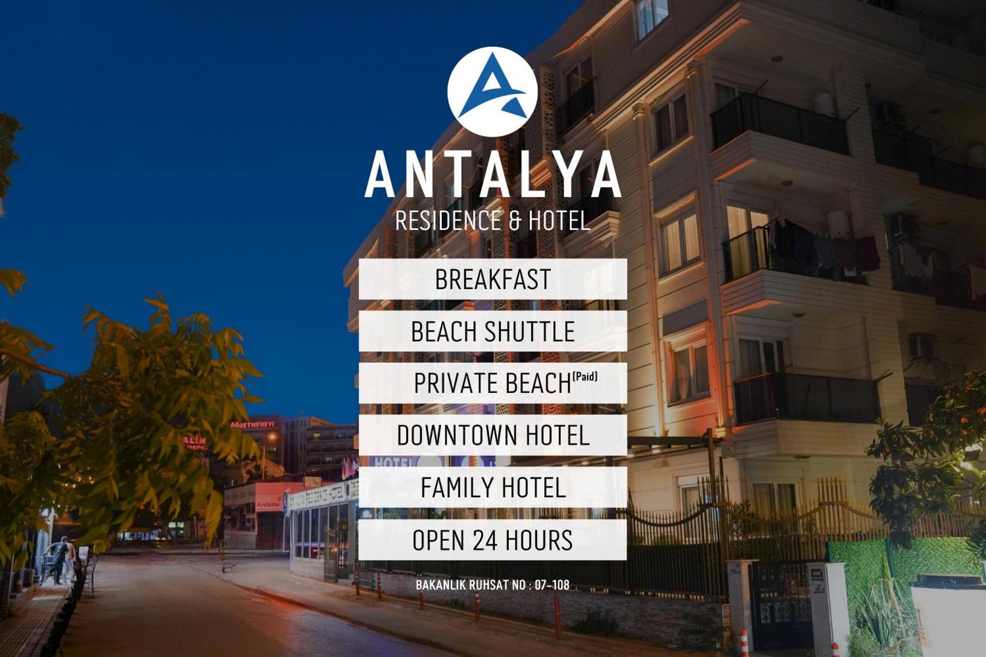 Antalya Residence Hotel Zewnętrze zdjęcie